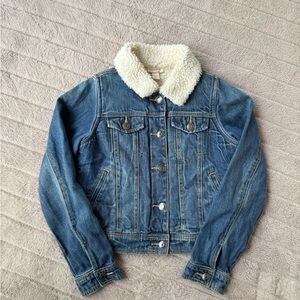 Denim Sherpa Jacket